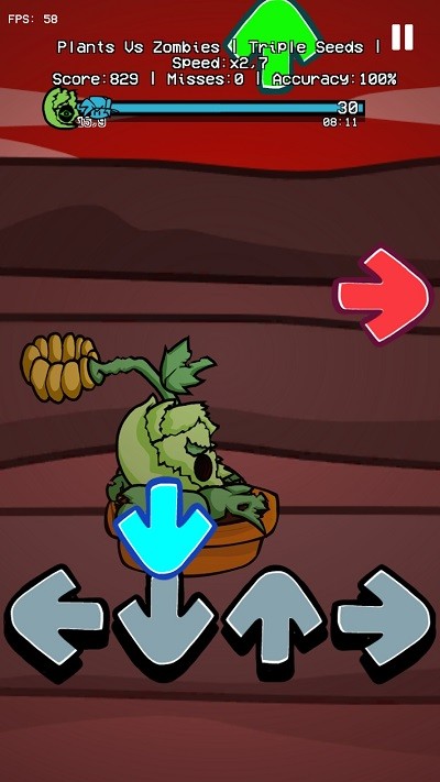 fnf计划最新版(FNF Plants vs Rap Funkers)