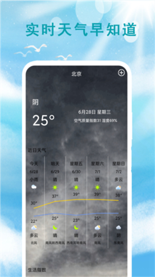 本地天气预报通