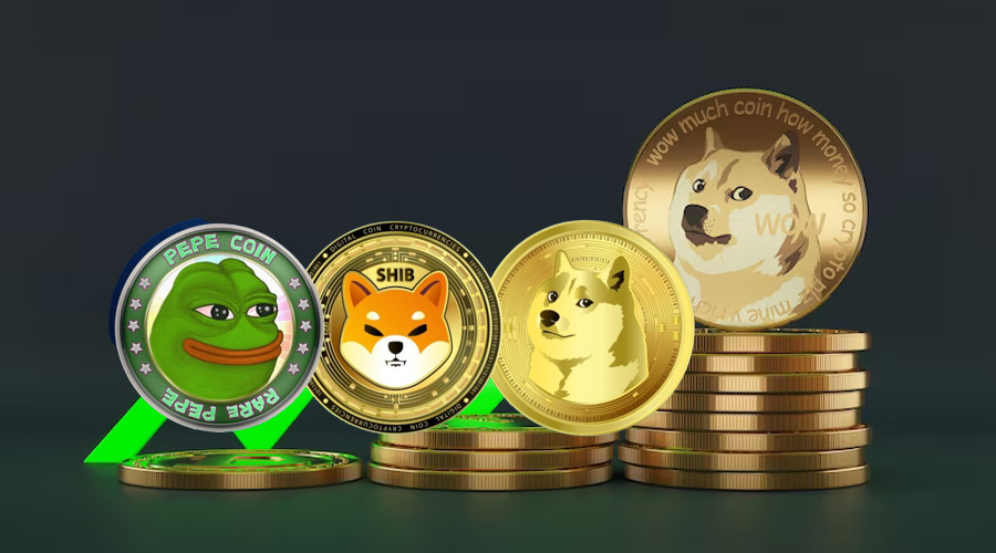 以下是领先于狗狗币和柴犬币引领加密货币复苏的热门模因币