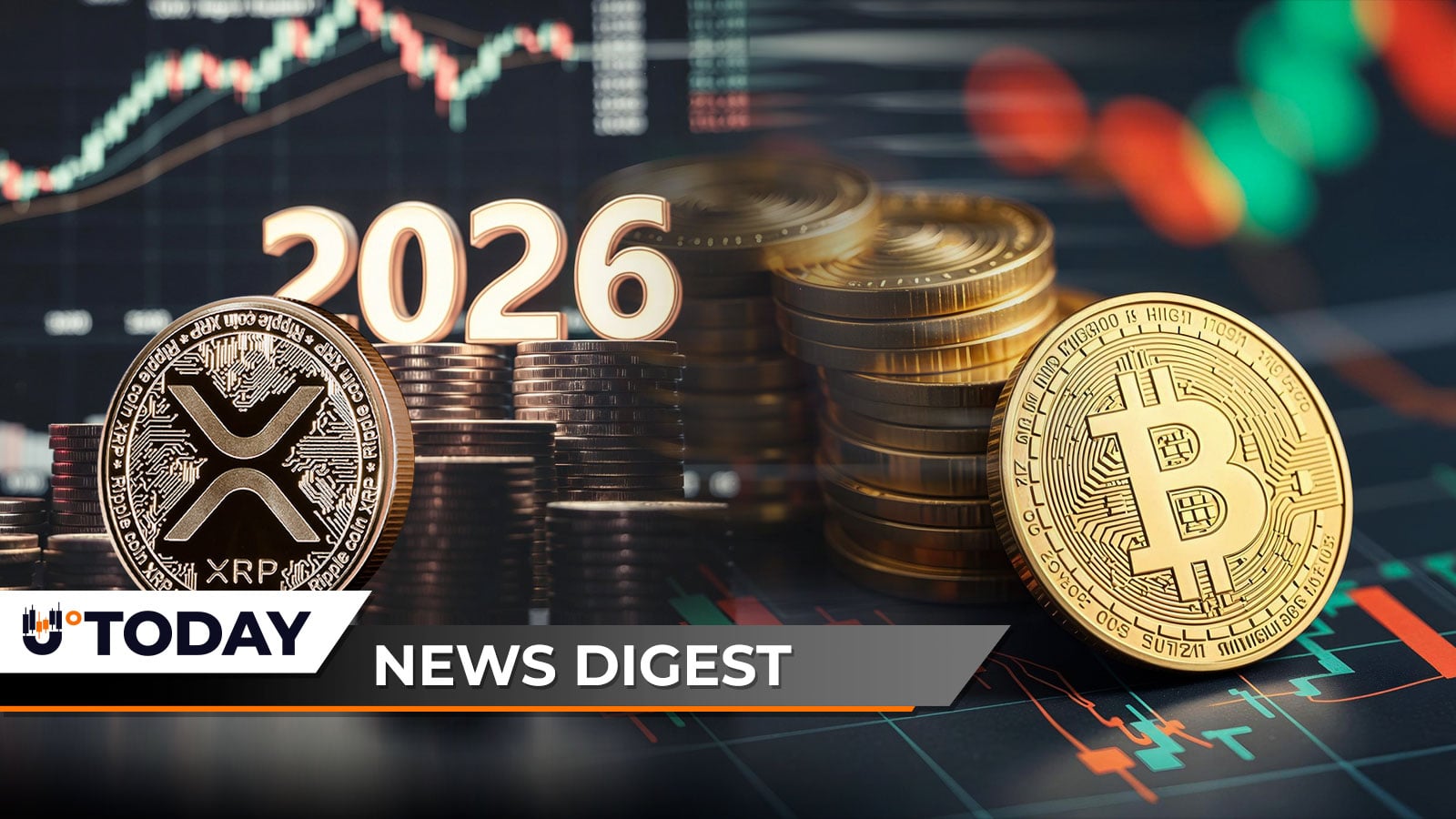 CNBC将XRP评为2026年“突破性交易”，比特币（BTC）价格回吐近期涨幅，卡尔达诺（ADA）活动量激增25,084%——加密新闻摘要