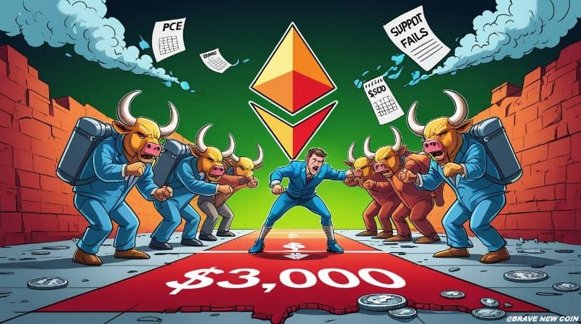 以太坊（ETH）价格预测：3000美元关口是通往3200美元的跳板，还是崩盘前兆？