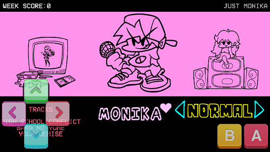 周五夜放克莫妮卡高清重制版(FNF Monika HD)