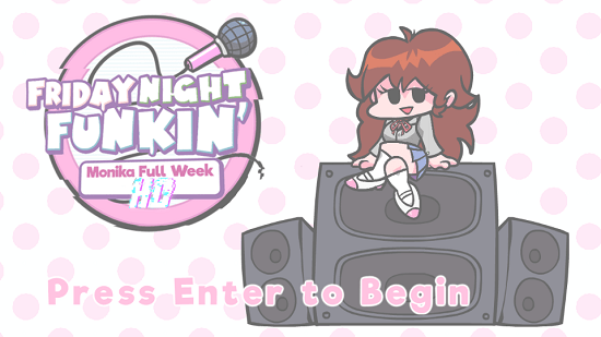 周五夜放克莫妮卡高清重制版(FNF Monika HD)