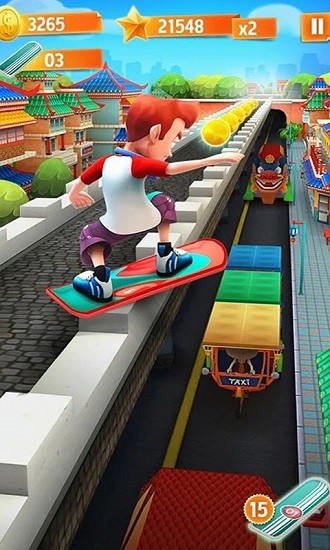 交通巴士跑酷游戏