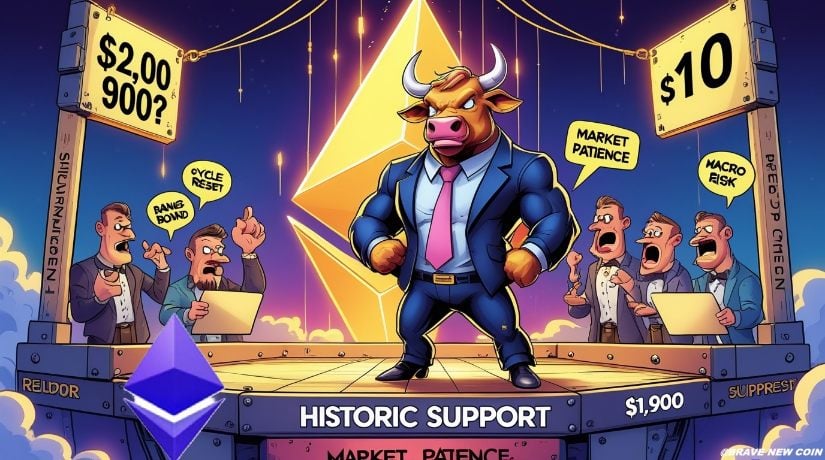 以太坊（ETH）价格预测：历史支撑位坚守与链上周期重置后，多头目标剑指1万美元