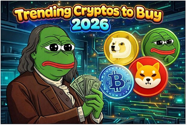 2026年五大趋势加密货币：佩佩美元获得以太坊巨鲸投资，迷因币投资者紧随其后