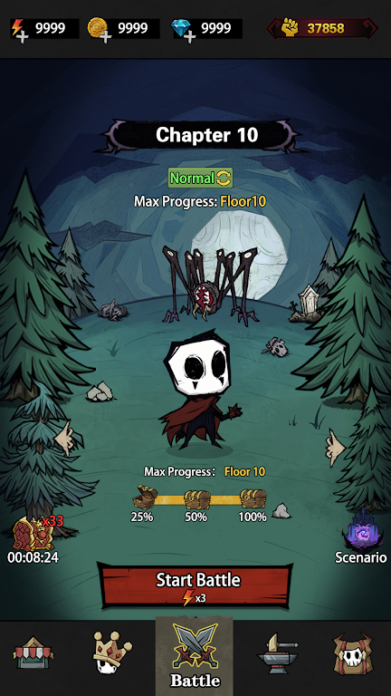 幽冥弹跳(怪物战斗