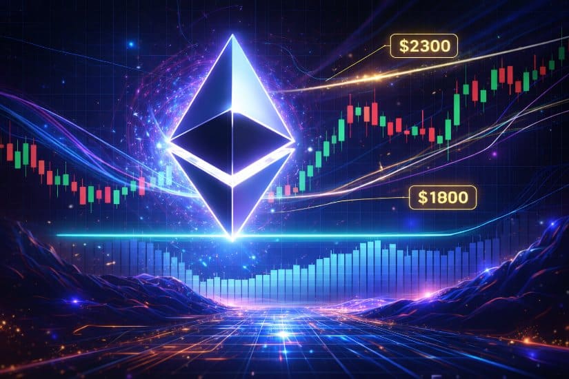 以太坊（ETH）价格预测：超趋势阻力位接近2,100美元遭遇29点恐惧指数——ETH将突破2,300美元还是回踩1,800美元？