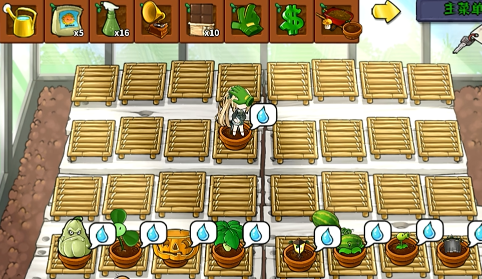 植物娘大战僵尸