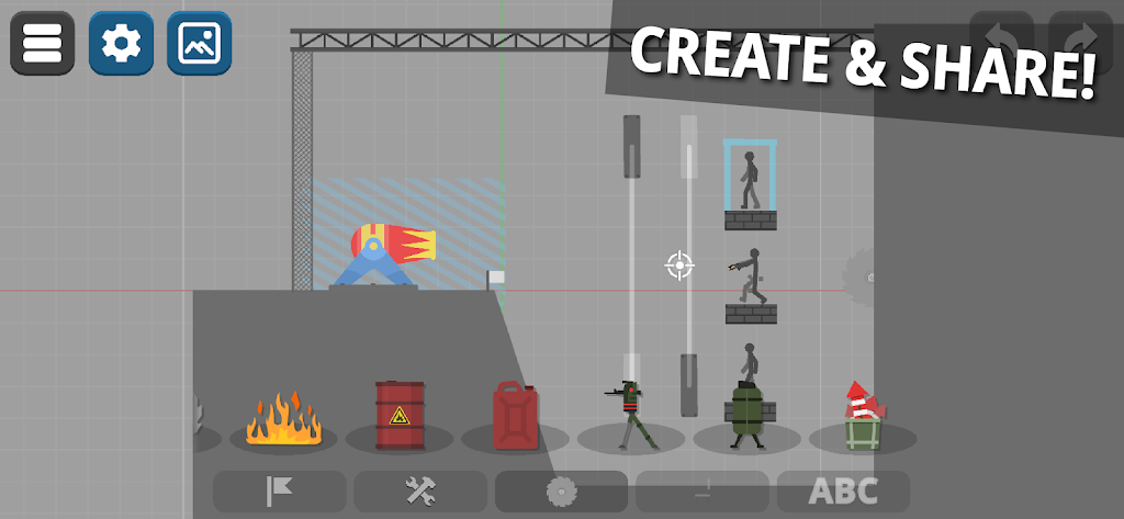 棍状盒子布娃娃游乐场(火柴人沙盒