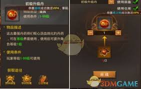 王城英雄传奇中等级丹如何获取