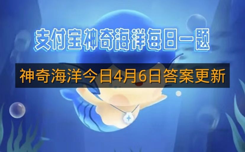 神奇海洋今日4月6日答案更新