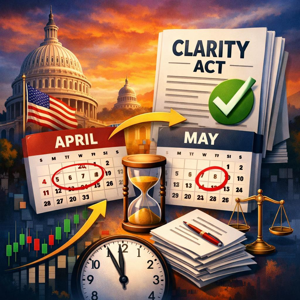 《CLARITY法案》进展：关键审议延期至4月最后一周或5月中旬