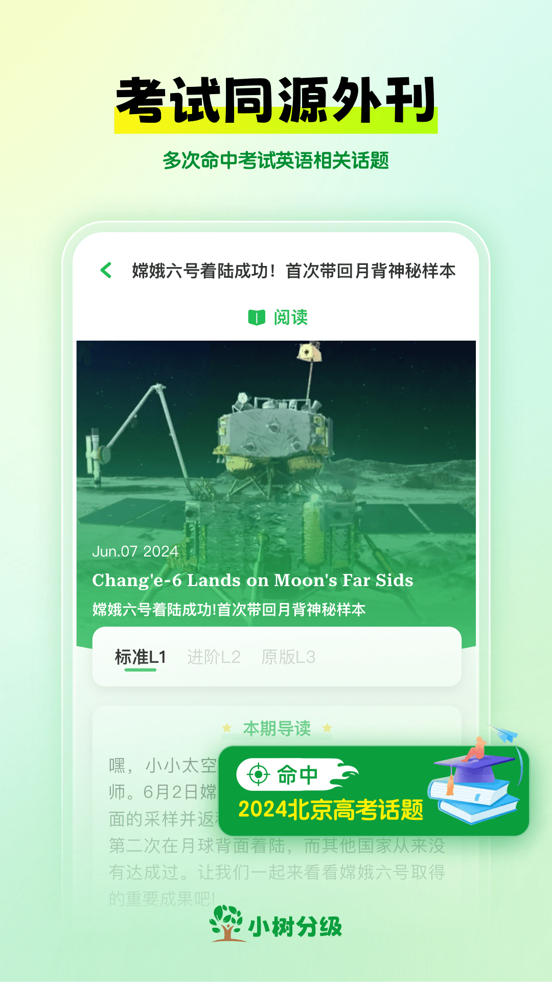 小树分级时文