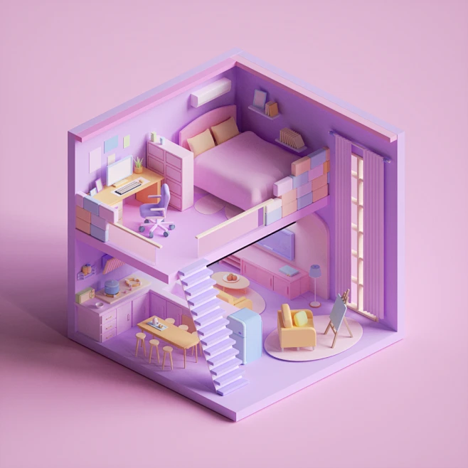 C4D如何制作房檐