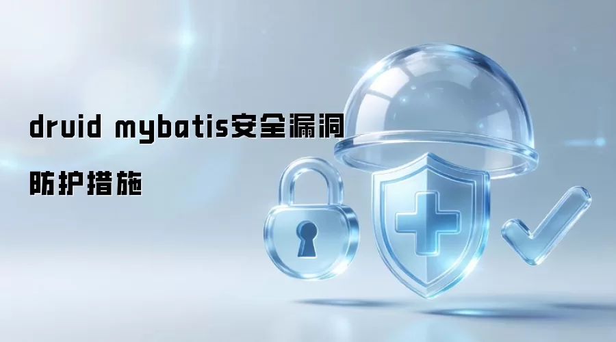 druid与mybatis安全漏洞防护方案