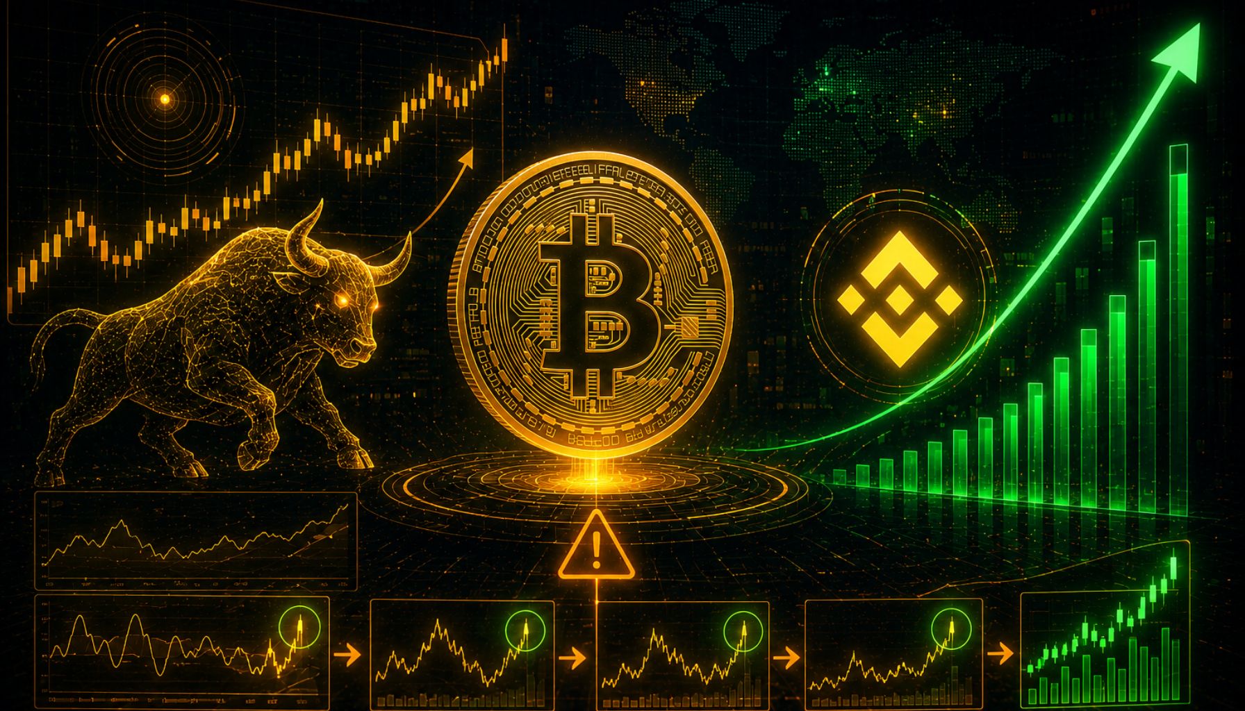 比特币闪现罕见信号，币安买盘激增：回顾上一次发生时的情形