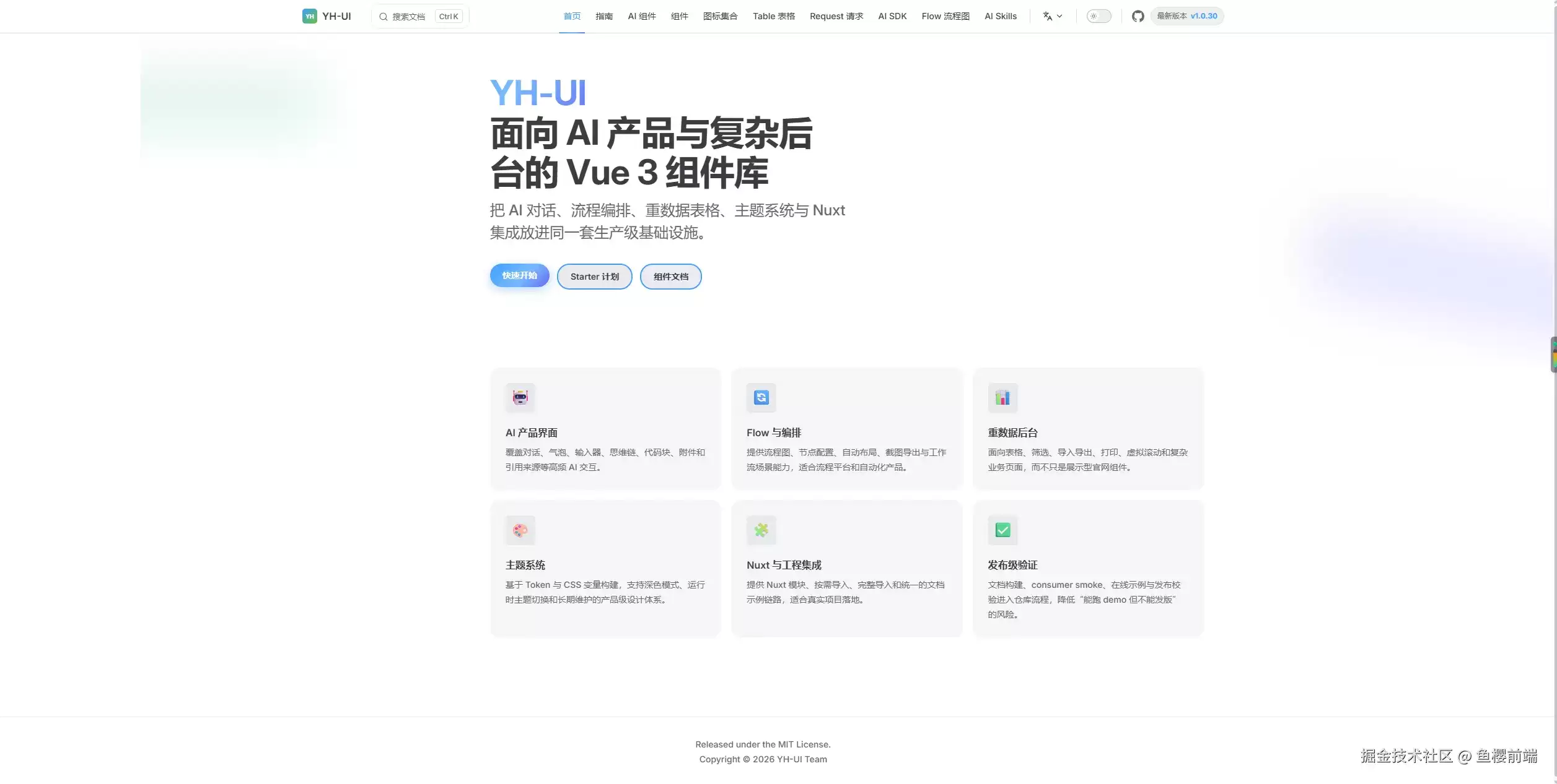 我开发了一款包含基础组件和AI组件的Vue 3 UI库
