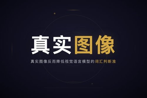 真实图像反而降低视觉语言模型的词汇判断准确性