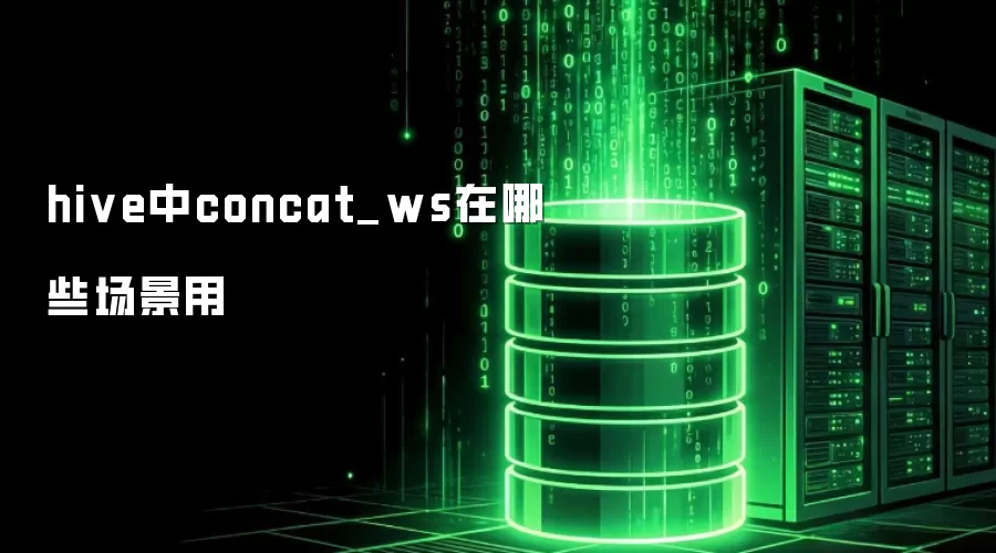 hive中concat_ws的应用场景有哪些