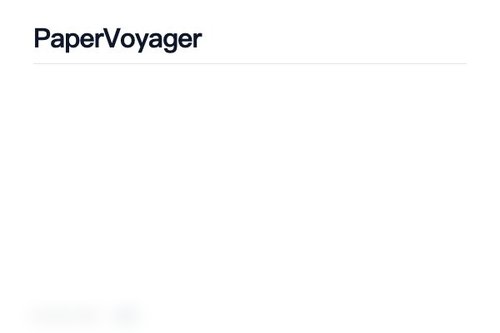 PaperVoyager 用视觉语言模型将论文转为交互式网页