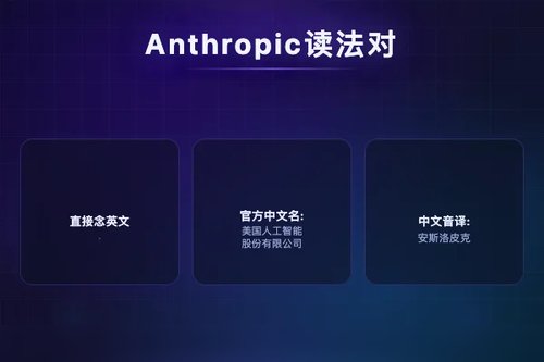 Anthropic中文谐音怎么读？3种常见读法对比
