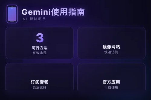 Gemini国内怎么用？2026实测3种可行方法