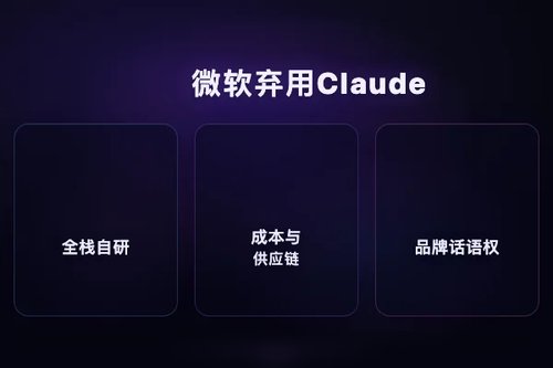 微软弃用Claude原因是什么？三大战略考量揭秘