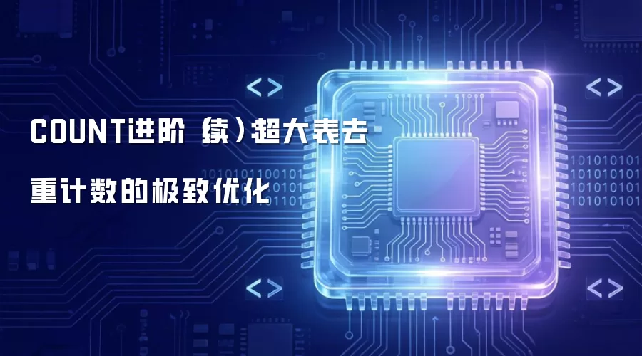 COUNT进阶续：超大表去重计数的极致优化