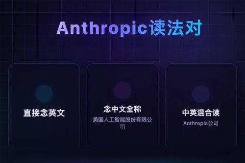 Anthropic中文名怎么念？亲测3种读法对比
