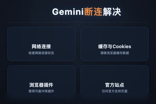 为什么Gemini AI 聊天老是断连？5个常见解决方法