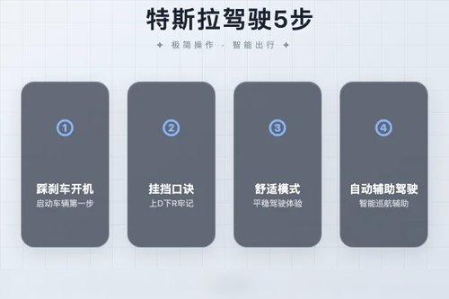 特斯拉怎么开？实测从上车到出发的5步操作
