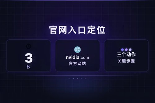 英伟达官网入口怎么找？实测3秒定位方法