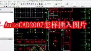 AutoCAD2007怎样插入图片
