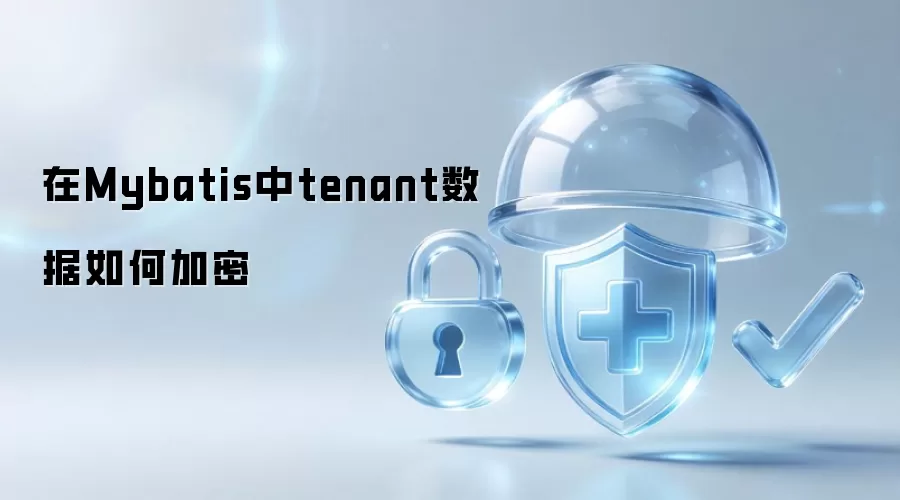 在Mybatis中如何加密tenant数据