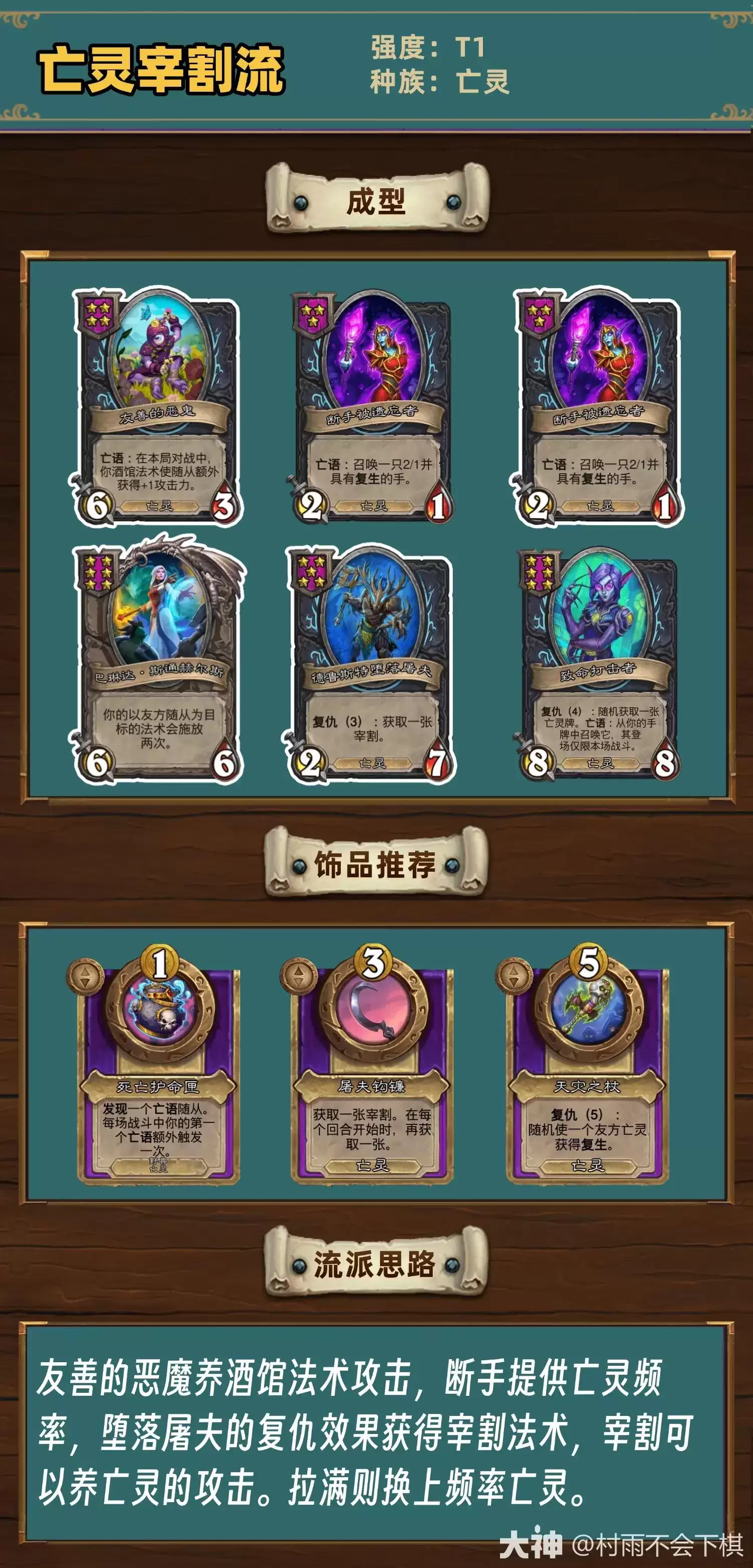 酒馆战棋35.6版本：亡灵宰割流阵容推荐