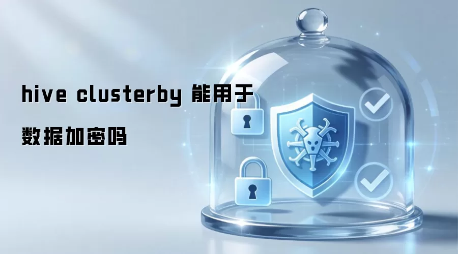 hive clusterby 可用于数据加密吗