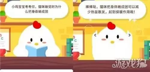 猫咪睡觉时为什么把身体蜷成团 蚂蚁庄园答案