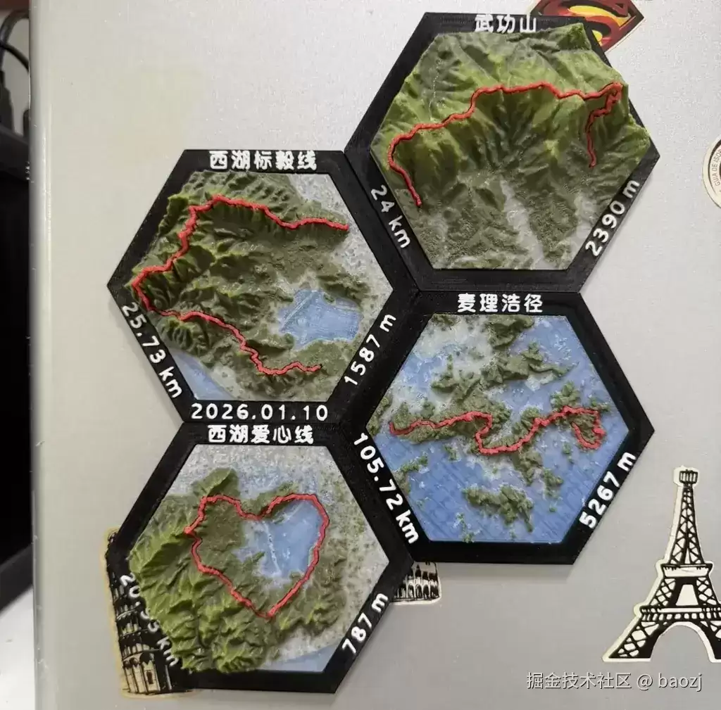 把徒步轨迹做成3D地形模型：开源工具印迹TrailPrint 3D