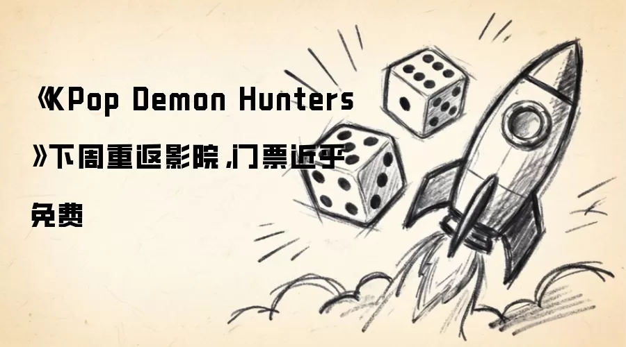 《KPop Demon Hunters》下周重返影院，门票近乎免费