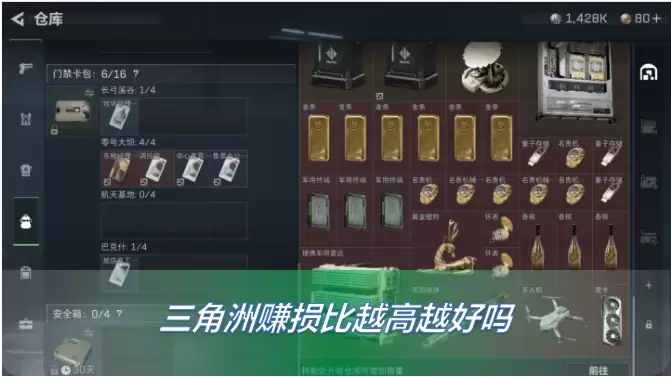 三角洲赚损比是不是越高越好？赚损比越大说明什么问题？多少算正常？