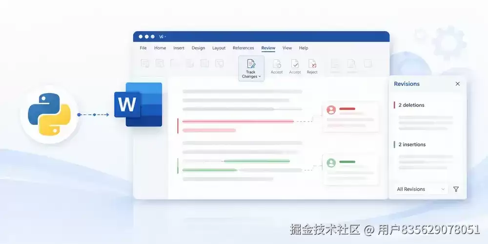 Python 操控 Word 修订跟踪（Track Changes）