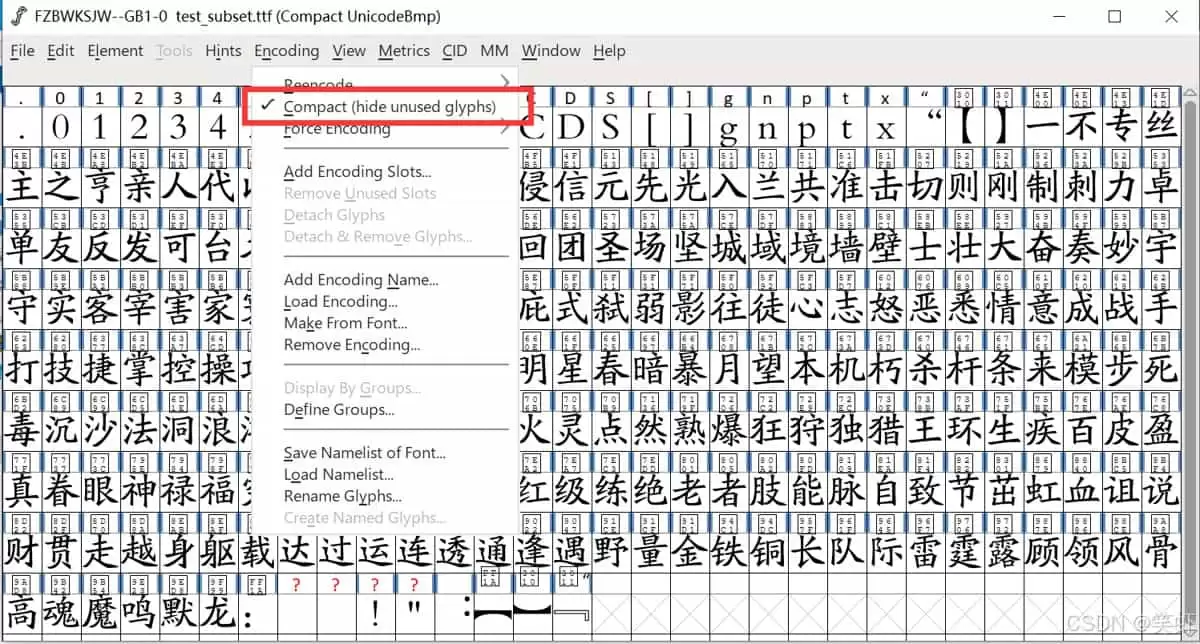 Python配合FontTools实现字体子集自动生成工具