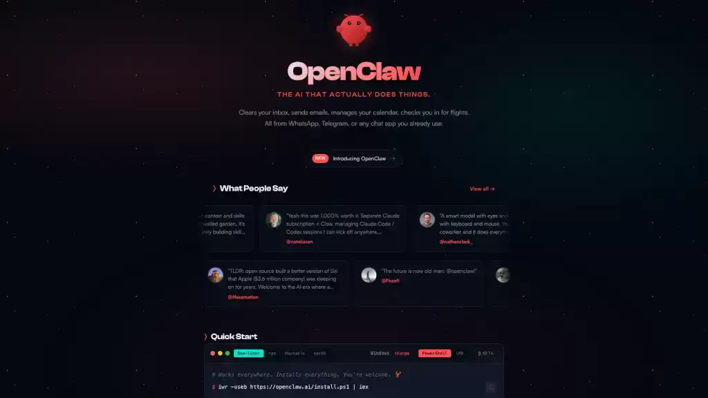openclaw支持平台详解