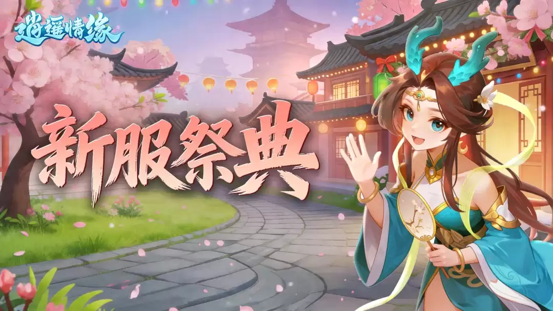 《逍遥情缘》新服预告丨桃花43服 6月15日10时开服！