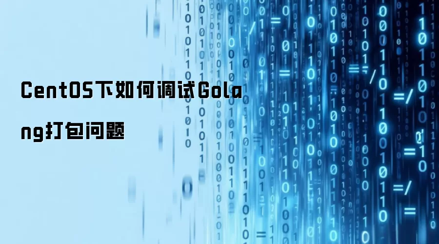 CentOS下Golang打包问题如何调试
