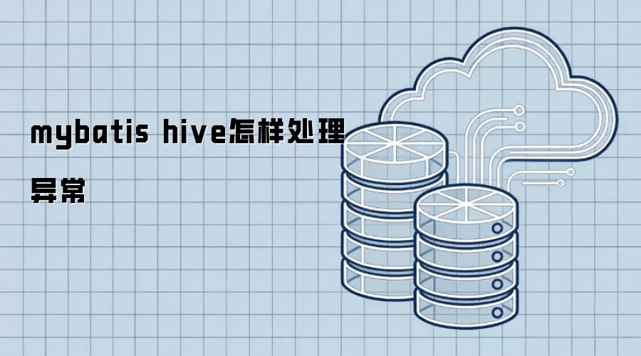 mybatis hive如何处理异常