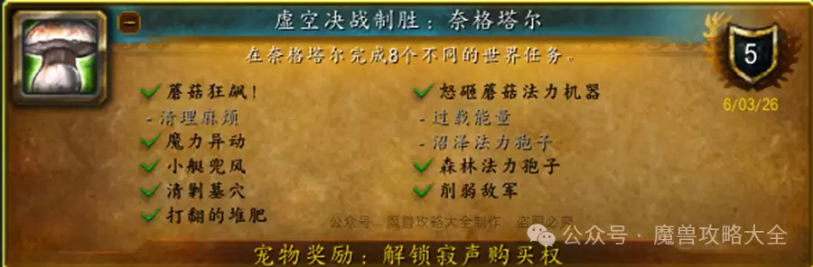 魔兽世界虚空决战制胜：奈格塔尔成就攻略