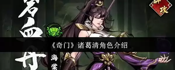 奇门诸葛清角色介绍
