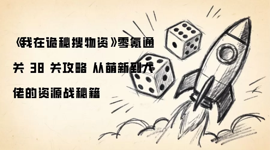 我在诡秘搜物资 零氪通关 38 关攻略 从萌新到大佬的资源战秘籍
